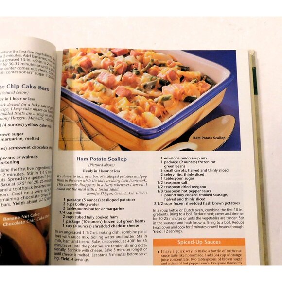 Taste Of Home's 2001 Quick Cooking Annual Recipes Cookbook 2nd Printing HB - Picture 7 of 8